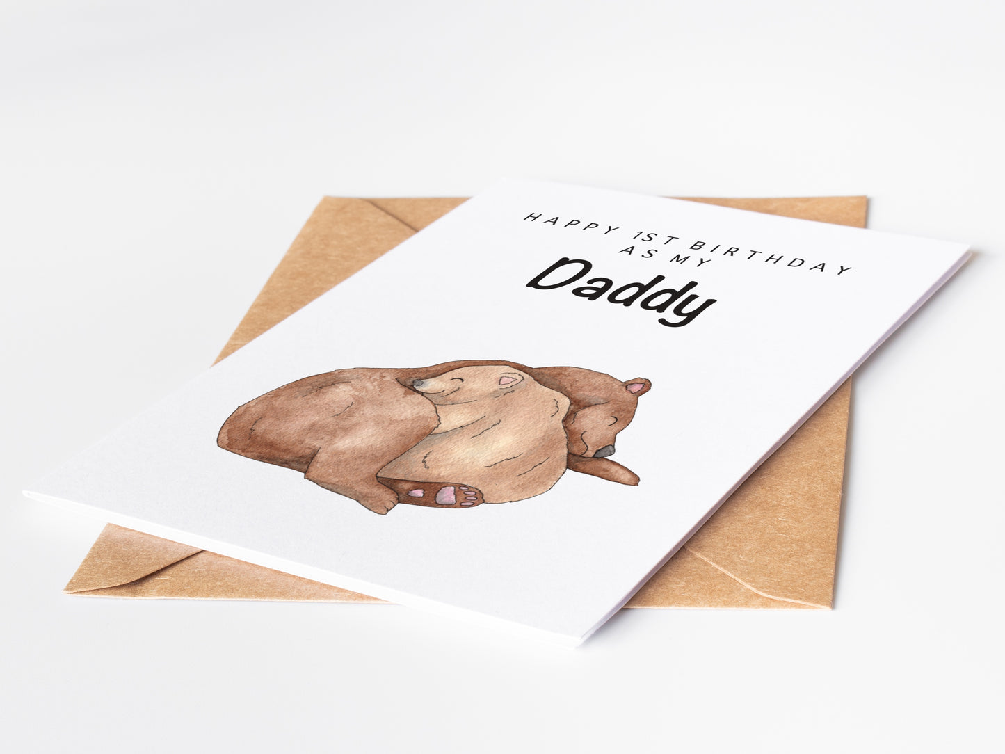Daddy Bear Greeting Card