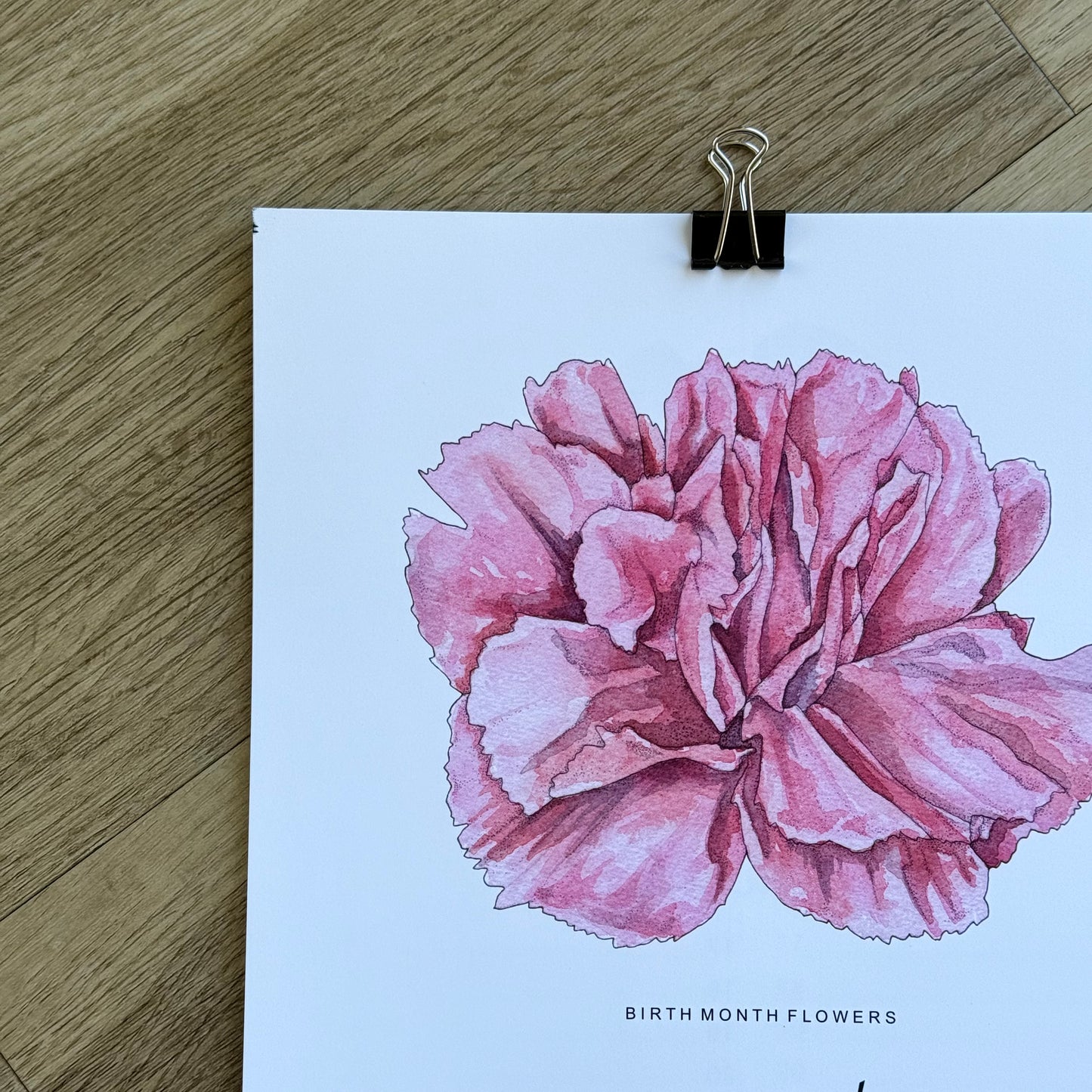 Birth Month Flowers Perpetual Calendar