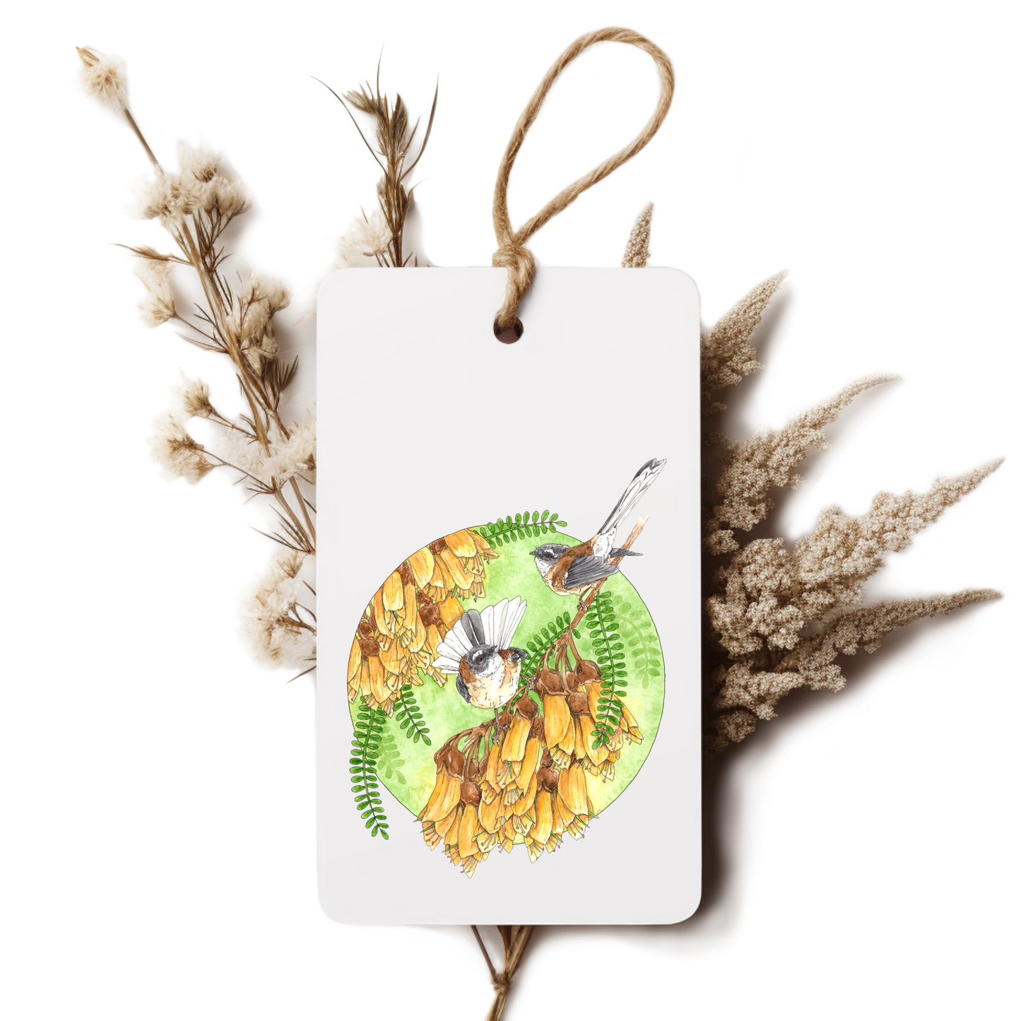 "Fantailed Friends" Gift Tag