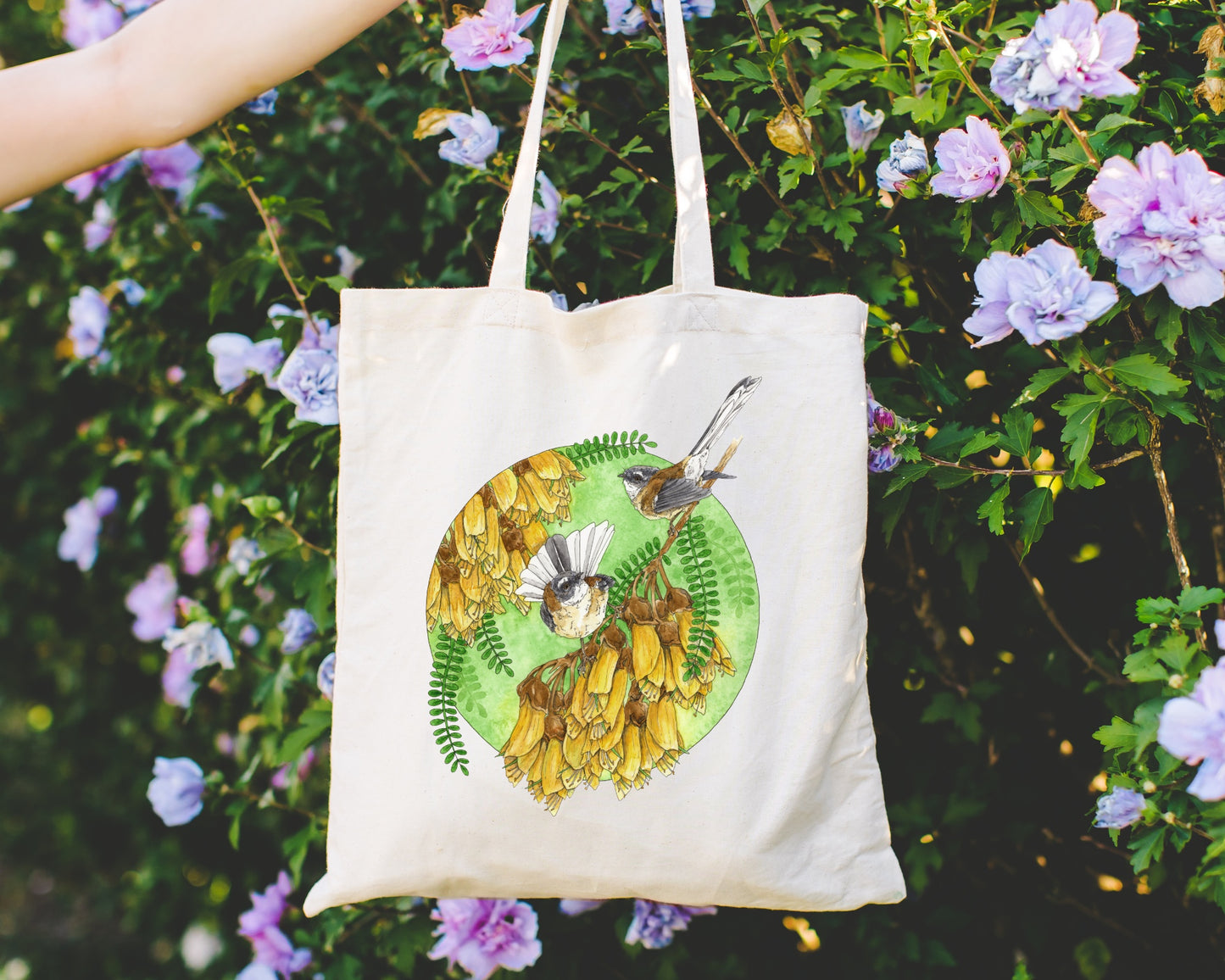 Fantailed Friends Tote Bag