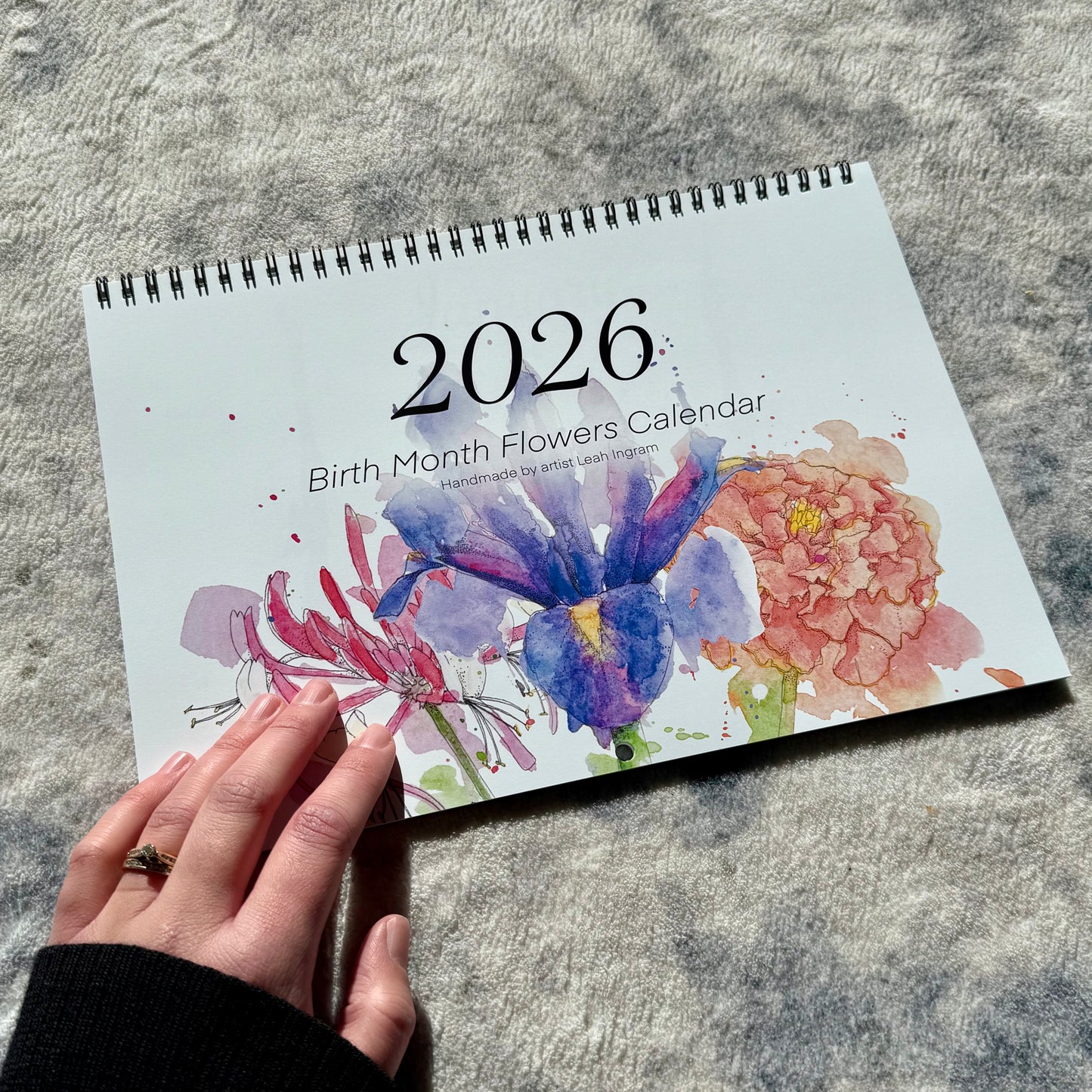 2026 Birth Month Flowers Calendar