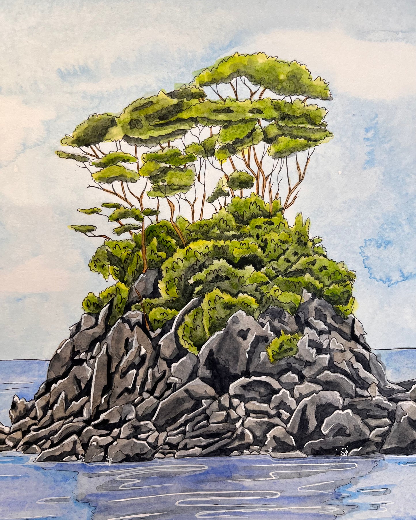 Abel Tasman Rocks Original