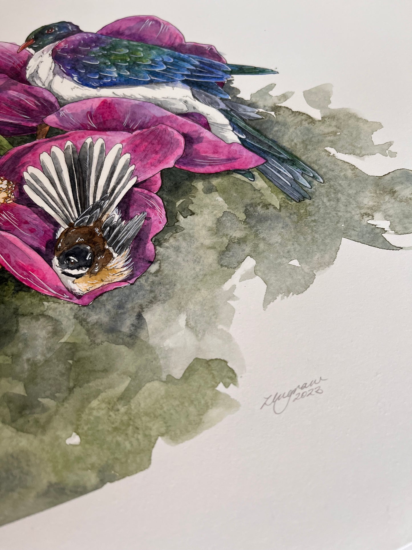Balancing on Blossoms Original