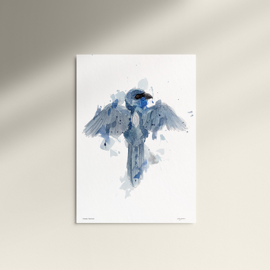 "Kokako Diamond" Print