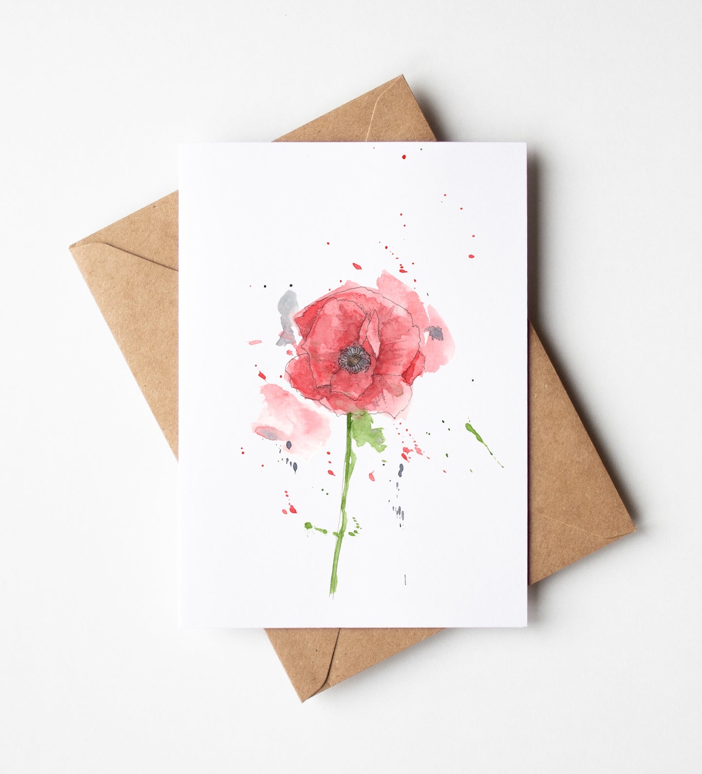 Poppy Greeting Card
