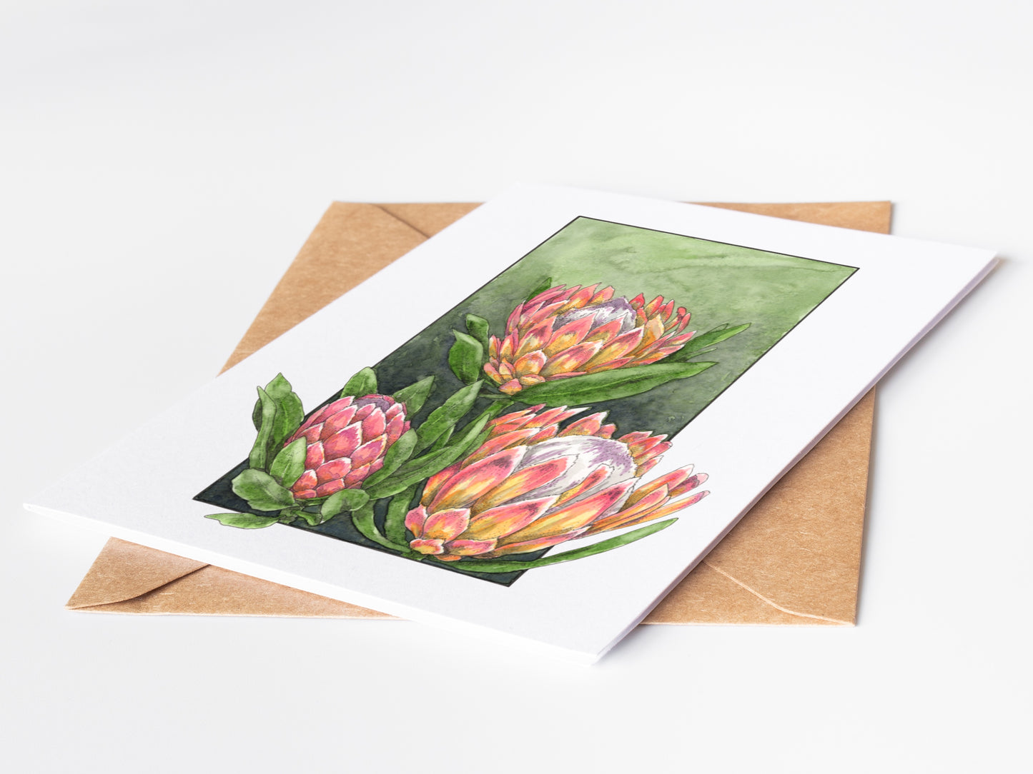 Protea Greeting Card