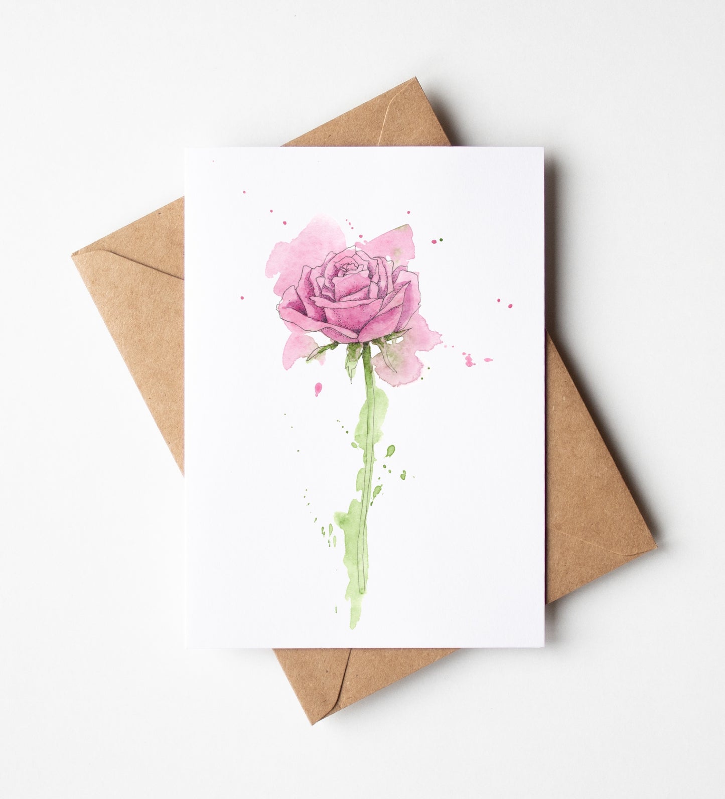 Rose Greeting Card