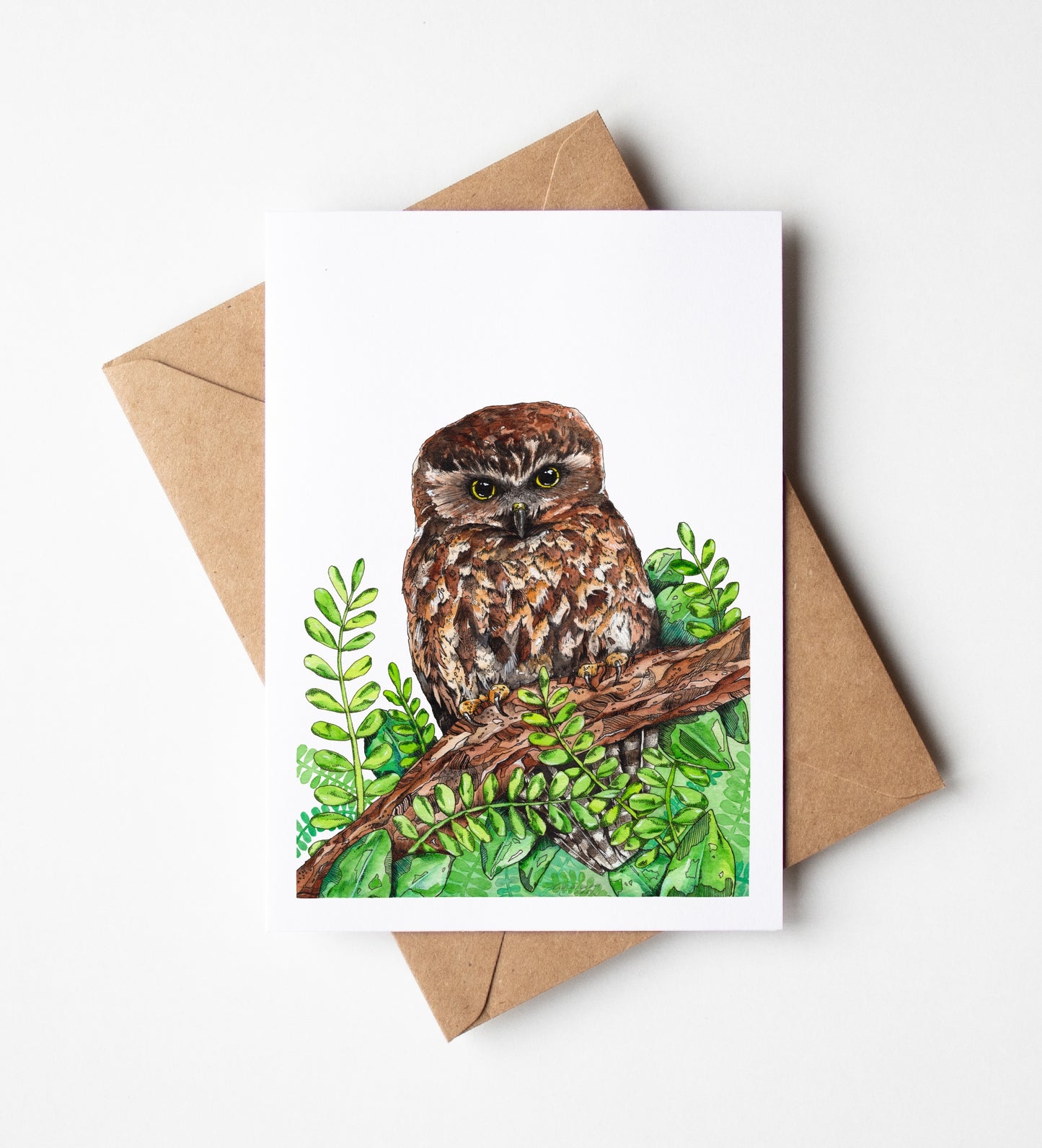 Ruru Greeting Card
