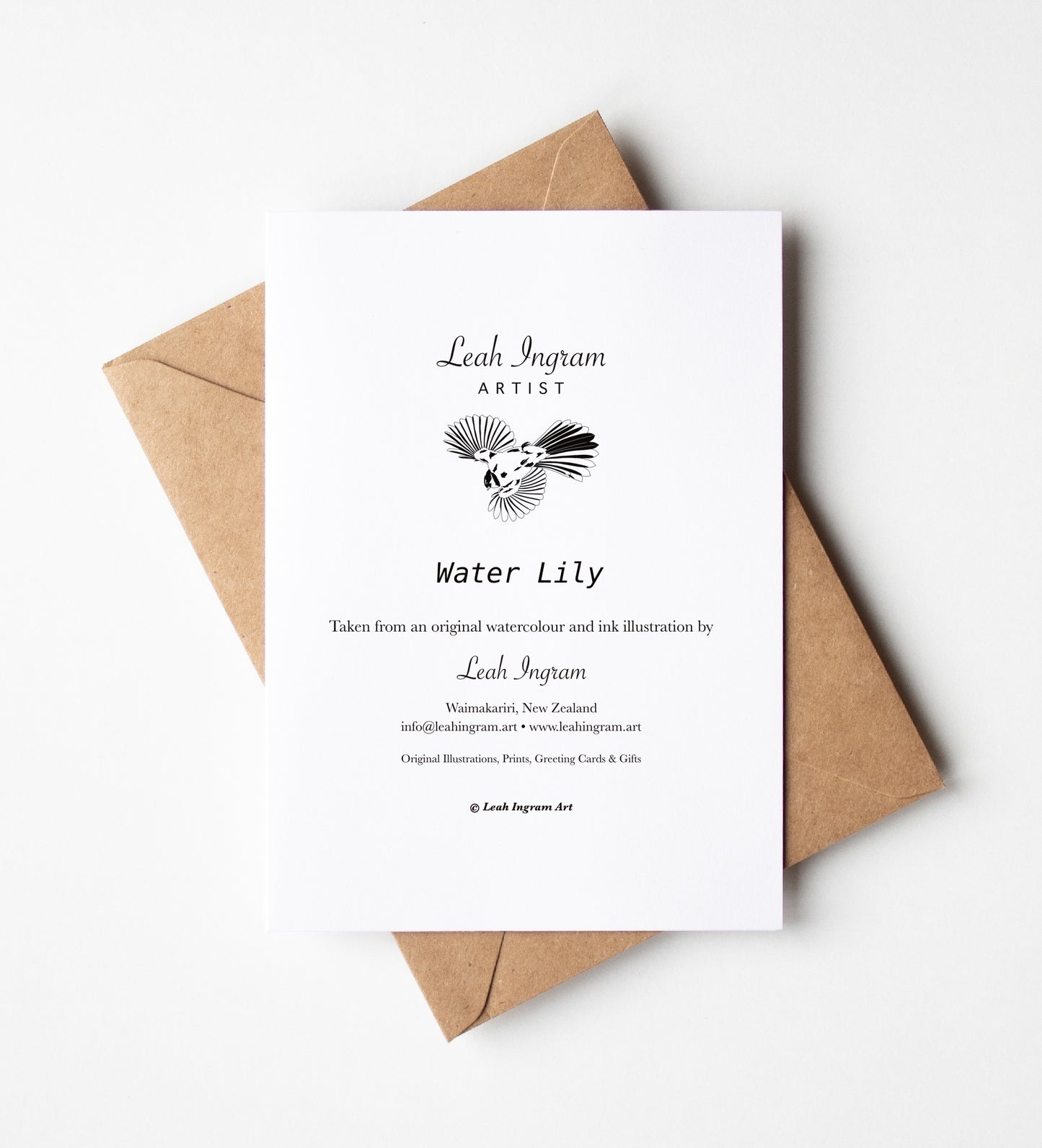 Water Lily Flower Greeting Card