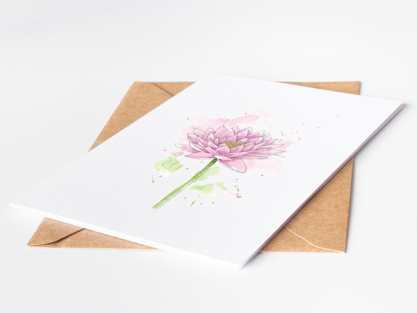 Water Lily Greeting Card