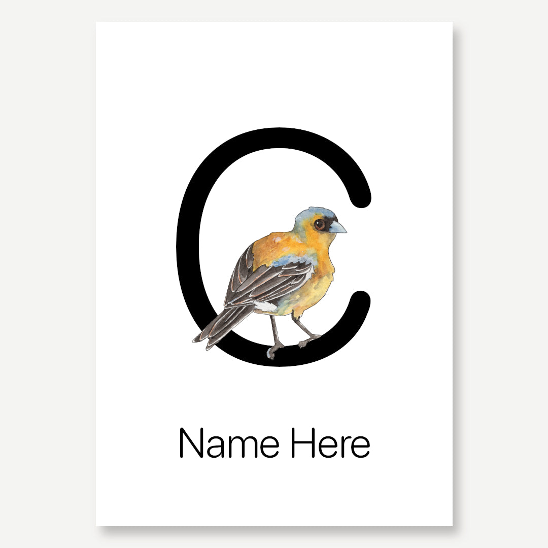 Custom Alphabet Print
