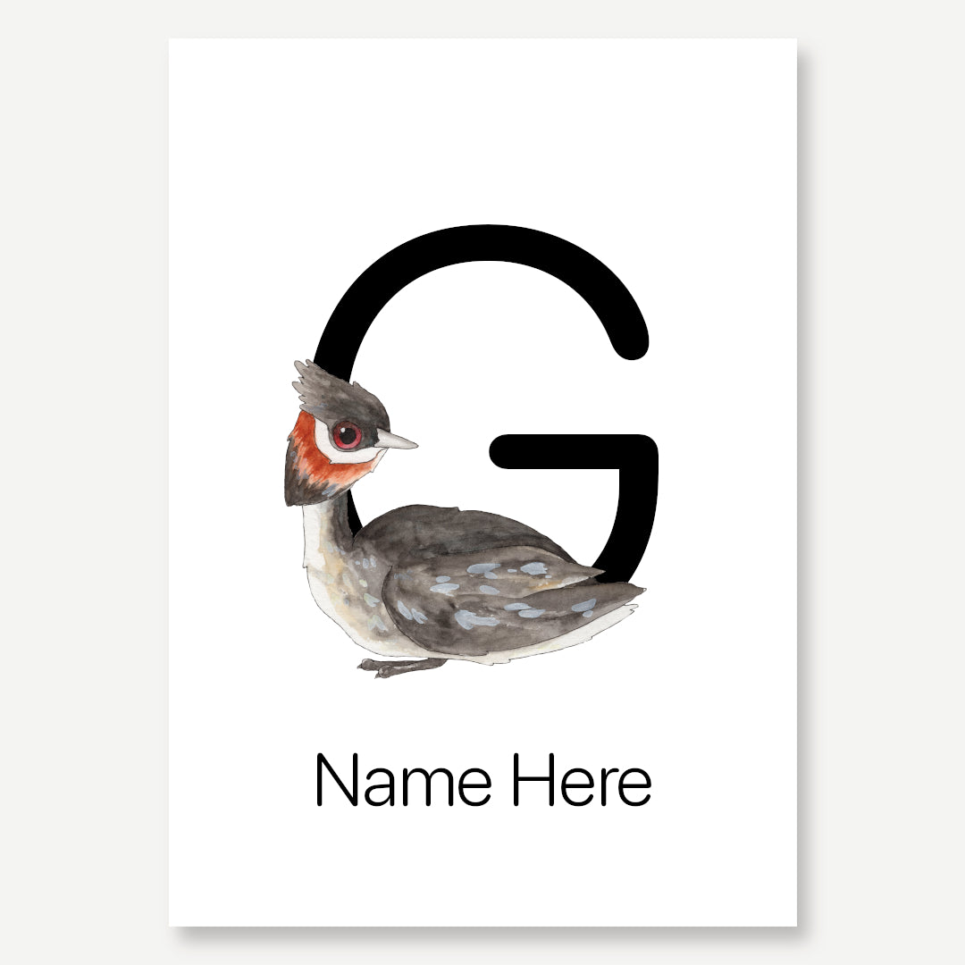 Custom Alphabet Print