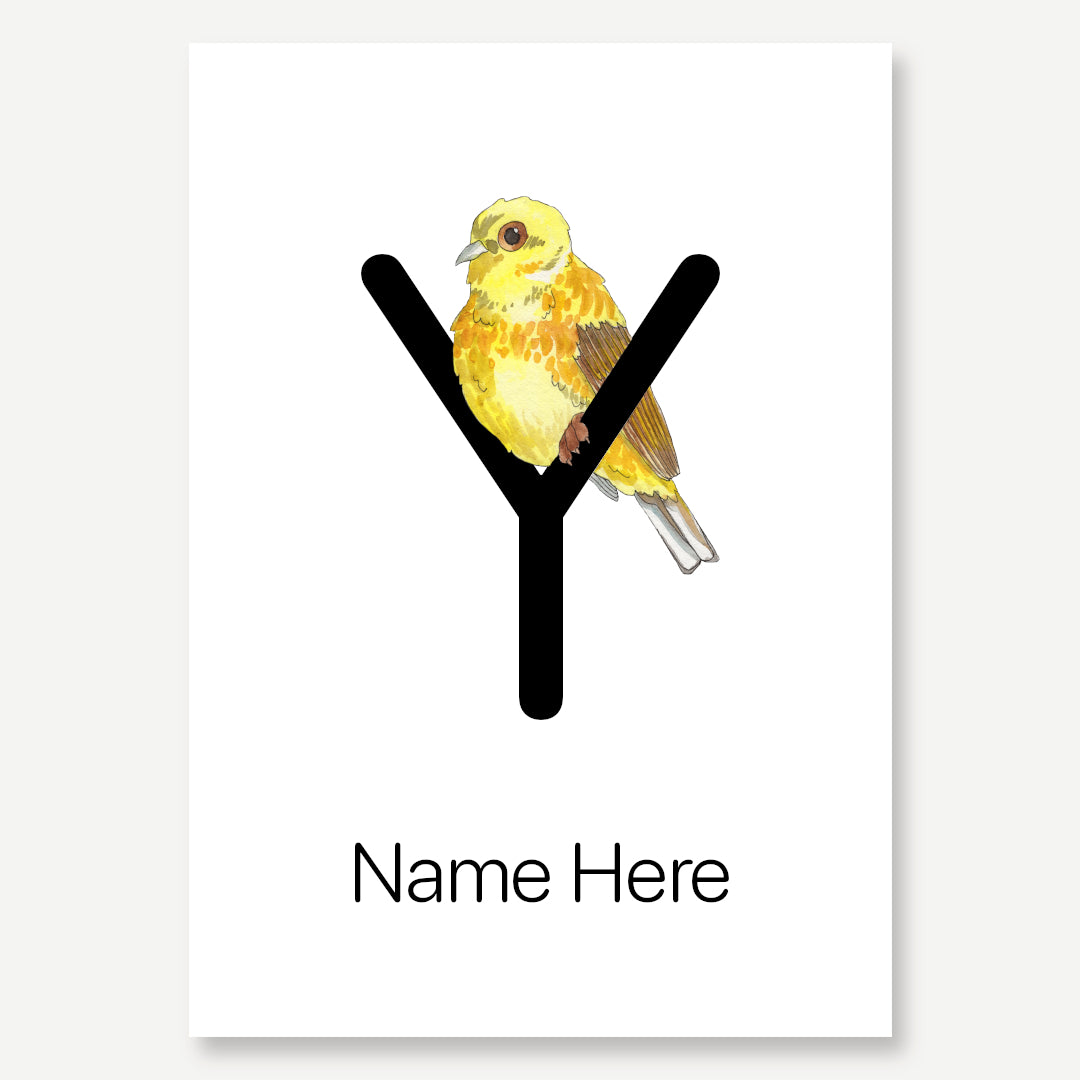 Custom Alphabet Print