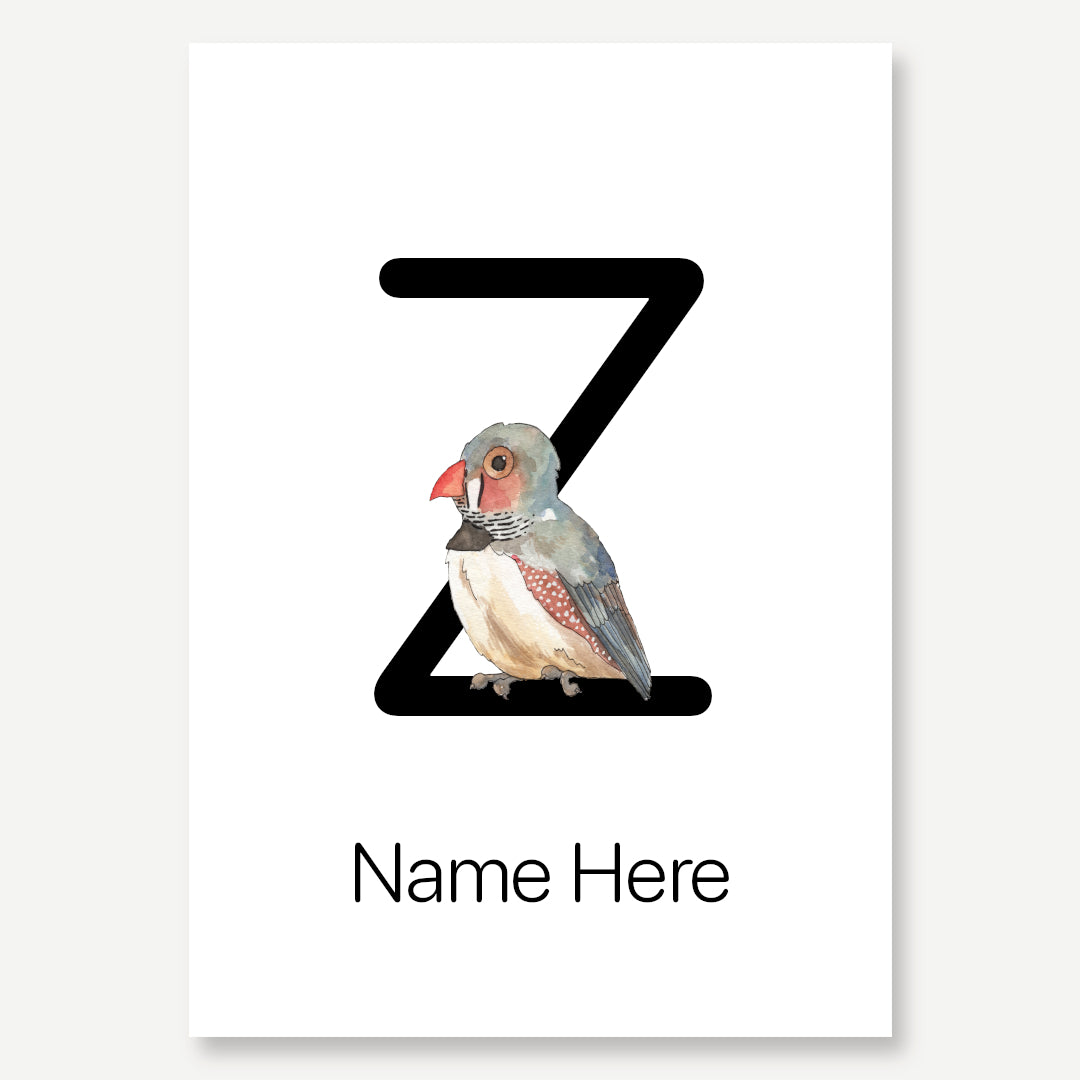 Custom Alphabet Print