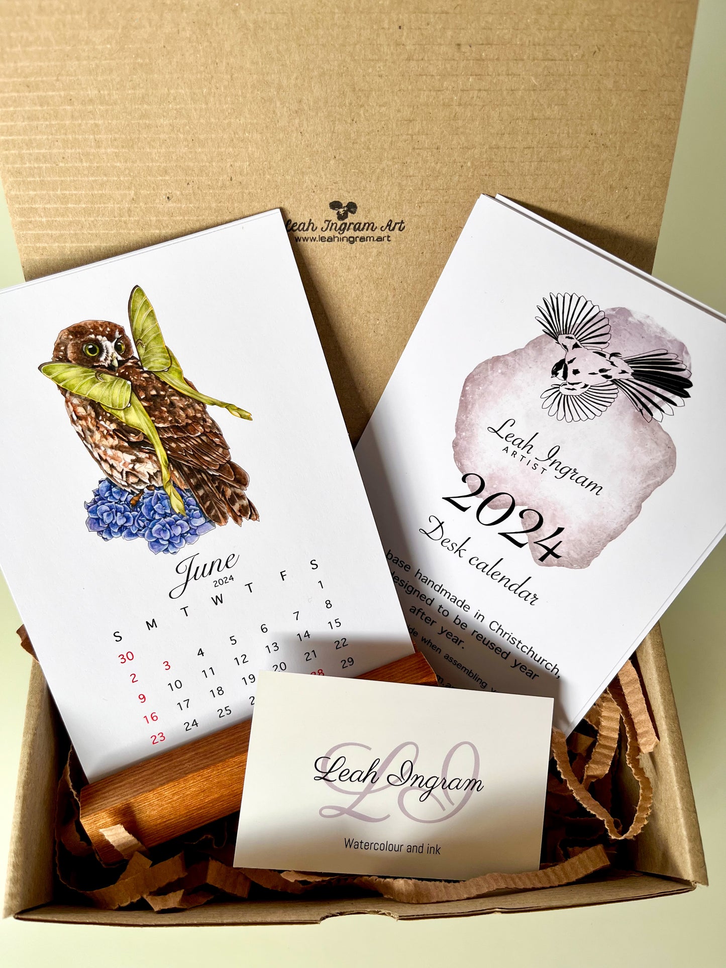 2024 Birds Desk Calendar
