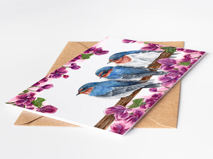 Ballad of the Swallows Greeting Card