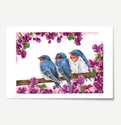 Ballad of the Swallows Print
