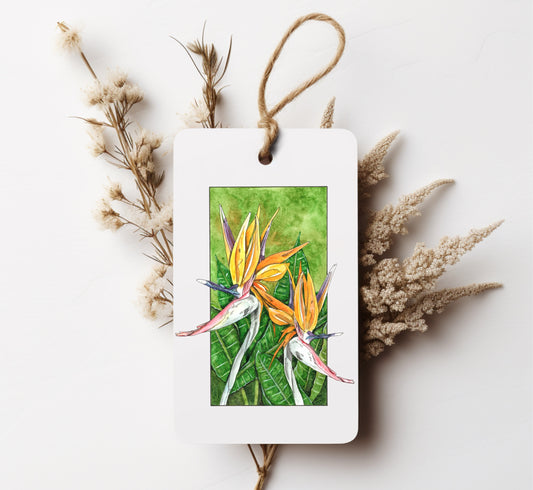 Bird of Paradise Gift Tag