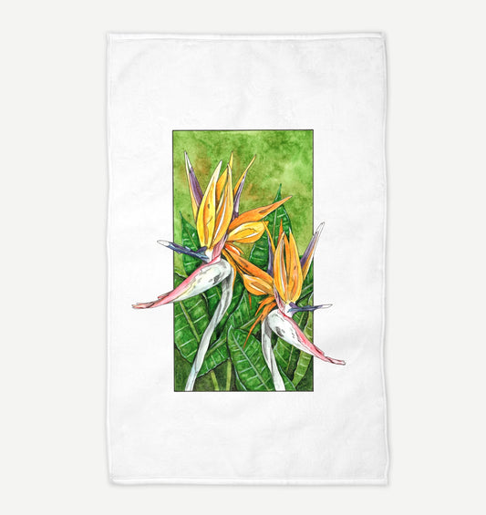 Bird of Paradise Tea Towel