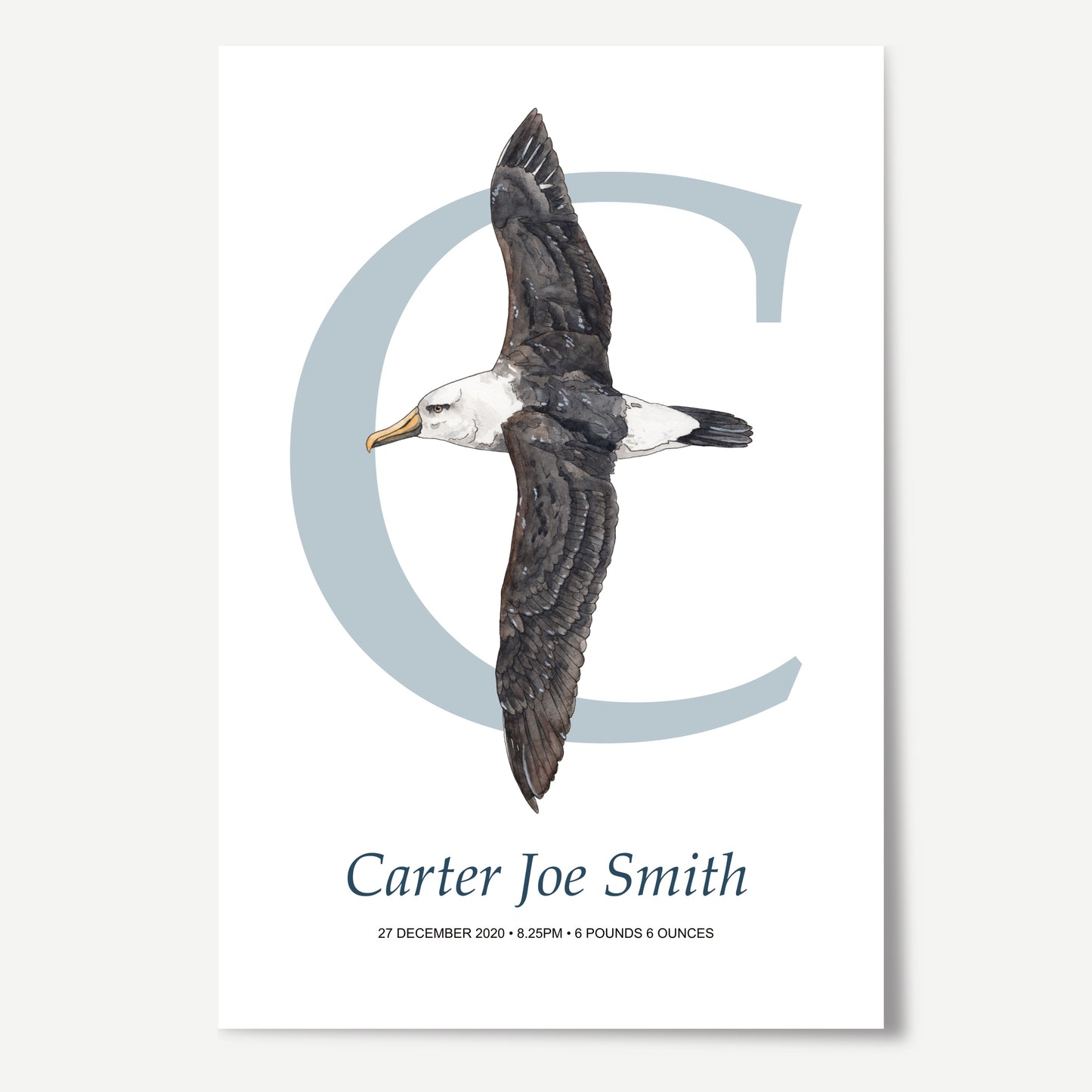 C Letter Custom Print
