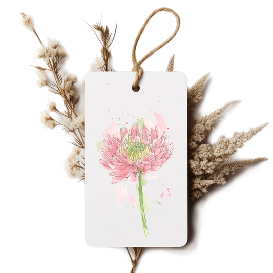 "Chrysanthemum" Gift Tag