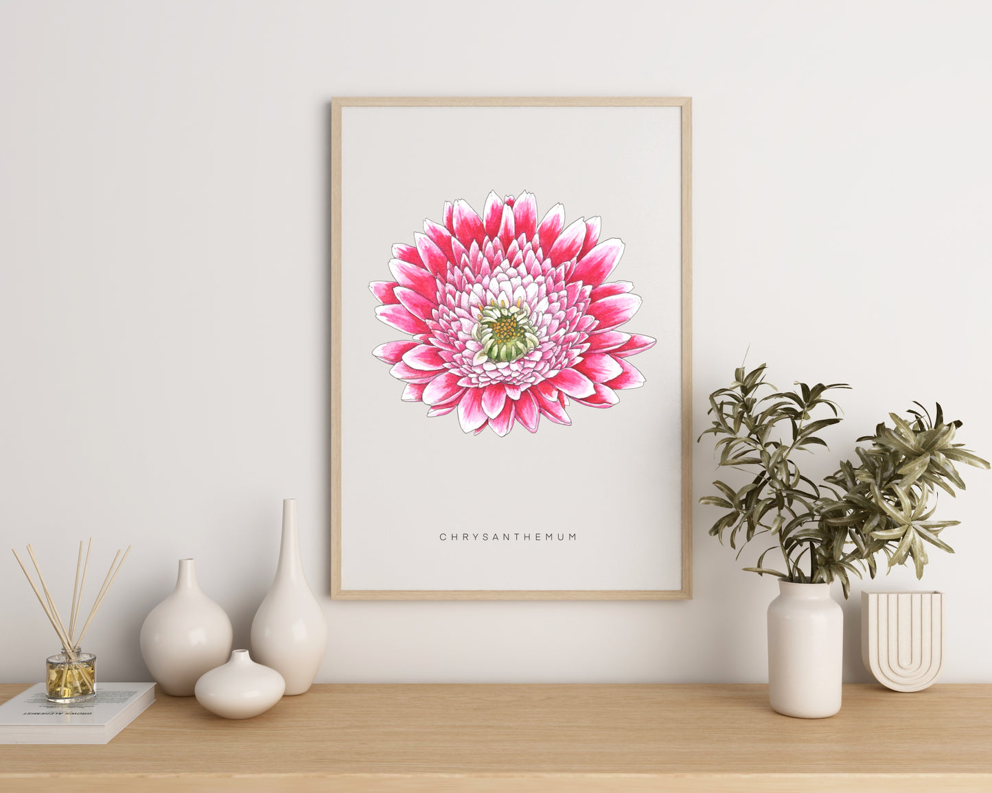 Chrysanthemum Flower Print