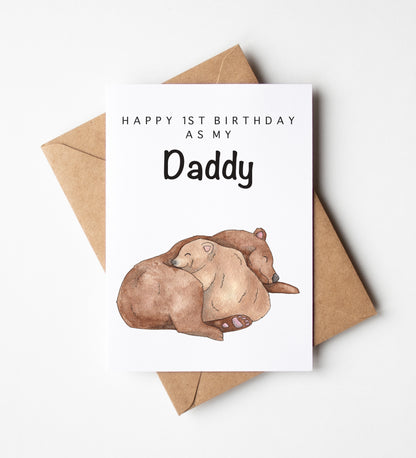 Daddy Bear Greeting Card