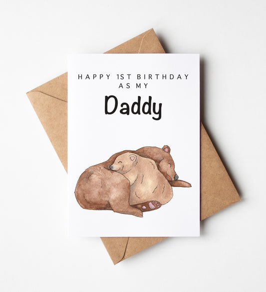 Daddy Bear Greeting Card