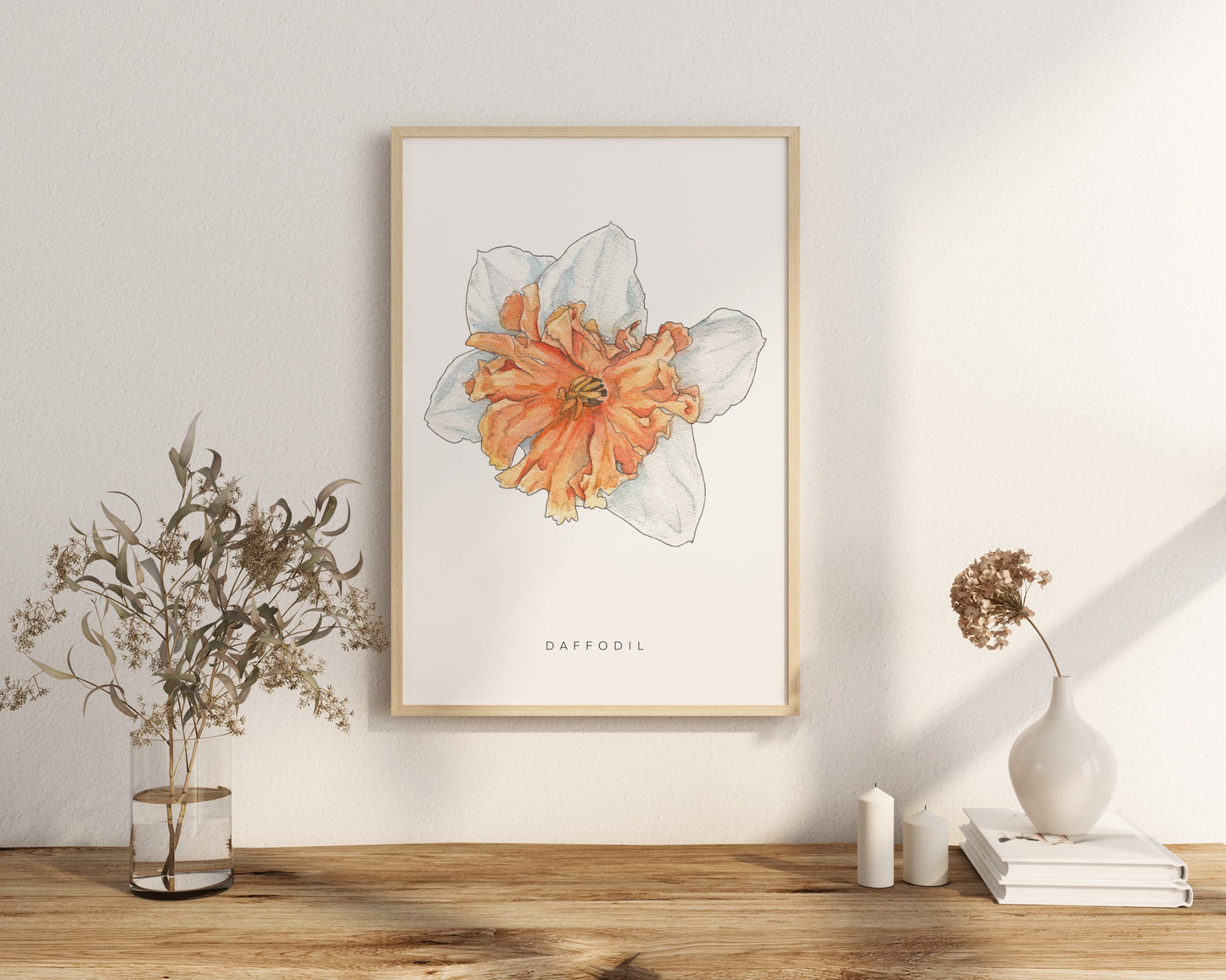 Daffodil Flower Print
