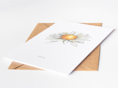 Daisy Flower Greeting Card