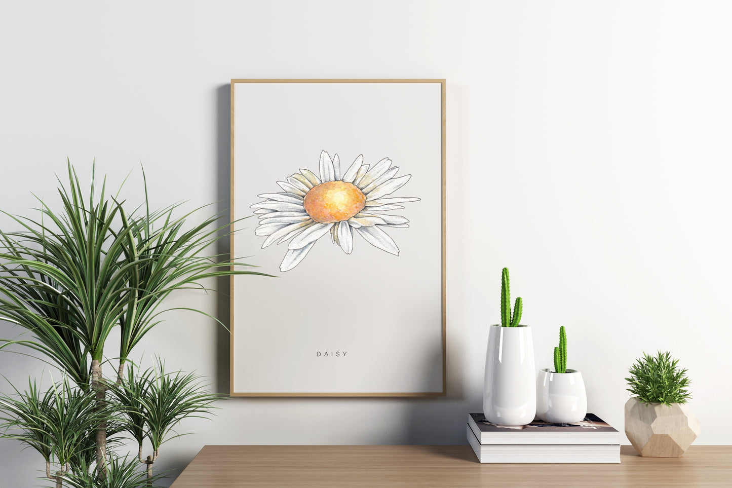 Daisy Flower Print