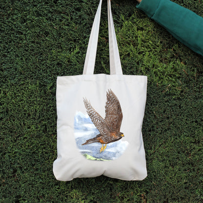 Falcon in Flight Tote Bag