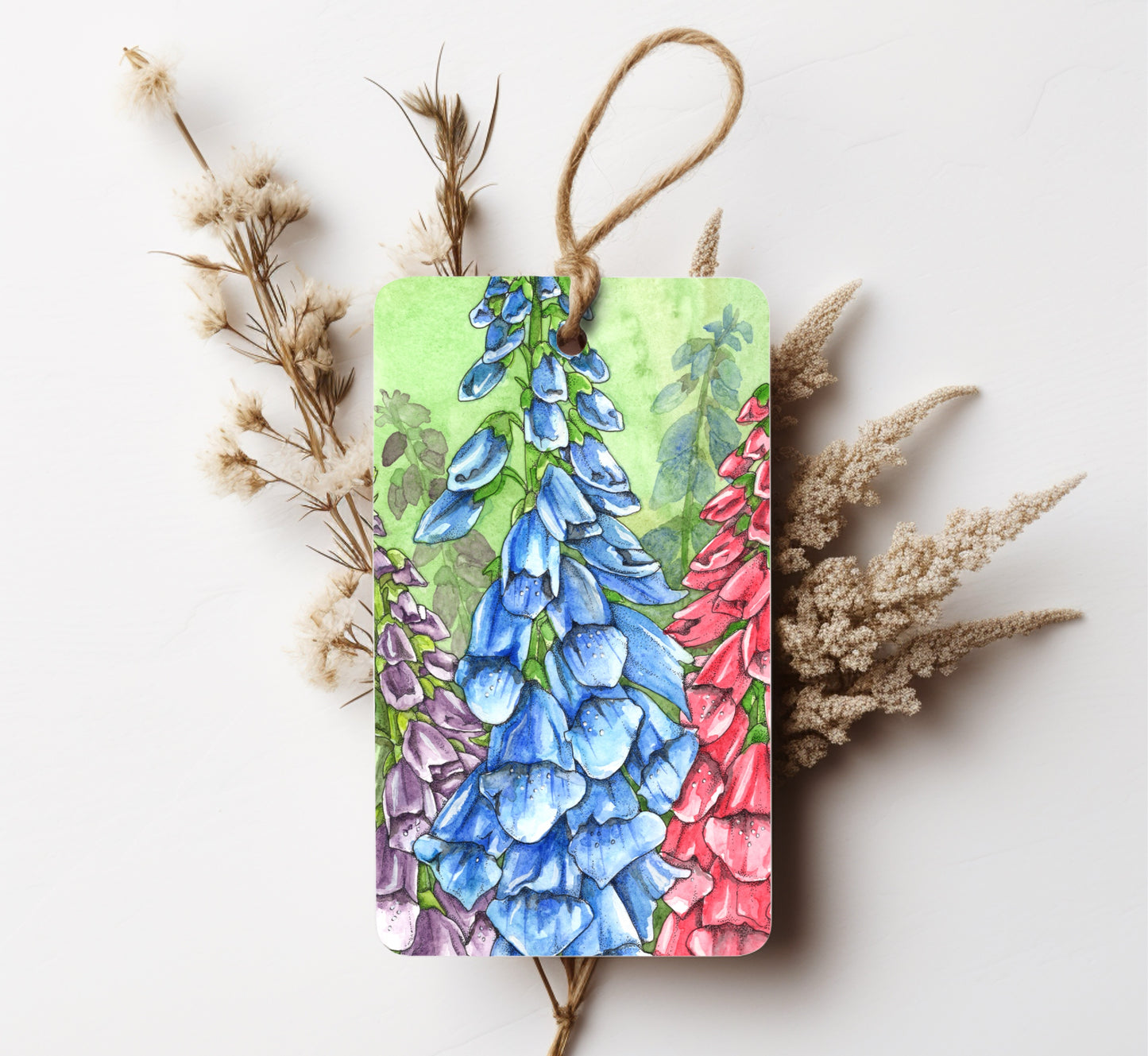 Foxgloves Gift Tag