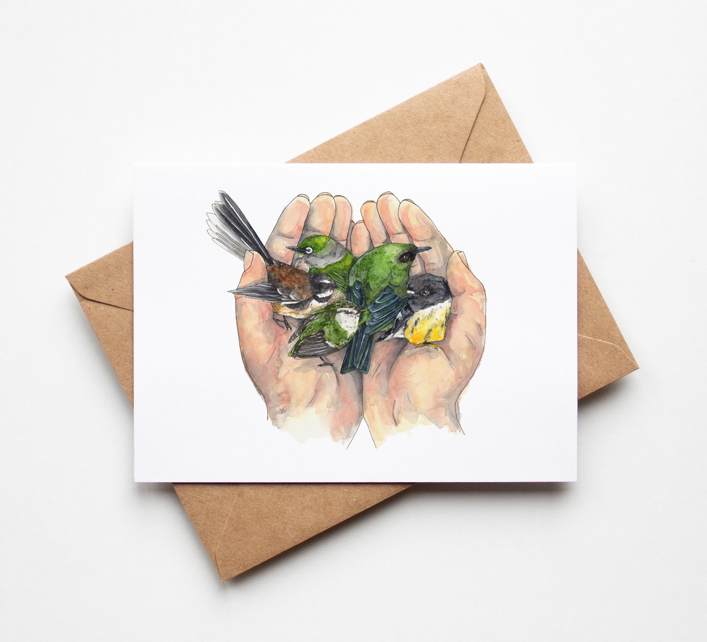Handful of Aotearoa Greeting Card