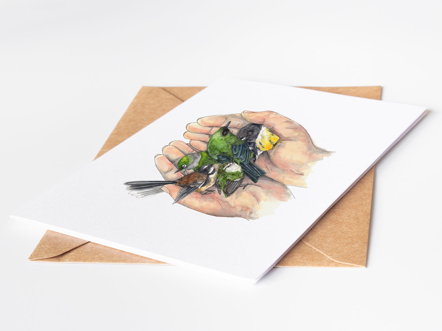 Handful of Aotearoa Greeting Card