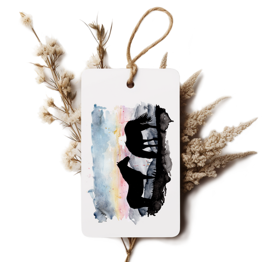 "Hushed" Gift Tag