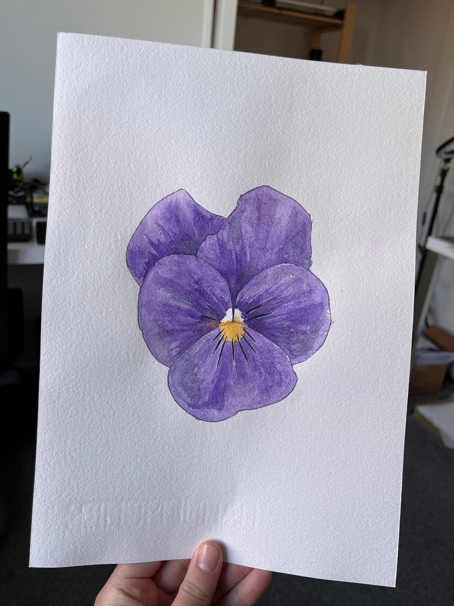Violet Flower Original