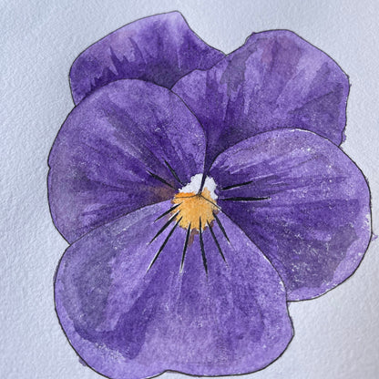 Violet Flower Original