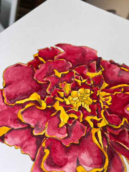 Marigold Flower Original