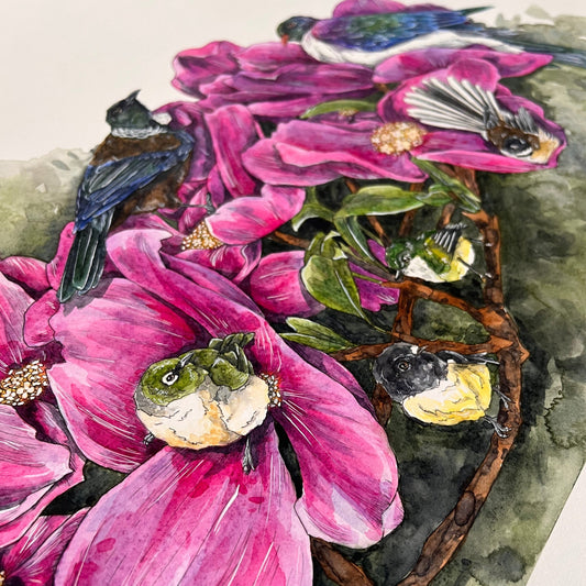 Balancing on Blossoms Original