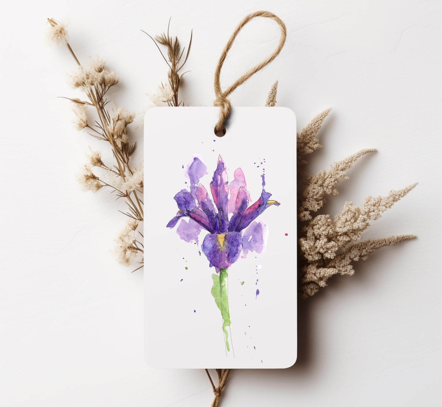 Iris Gift Tag