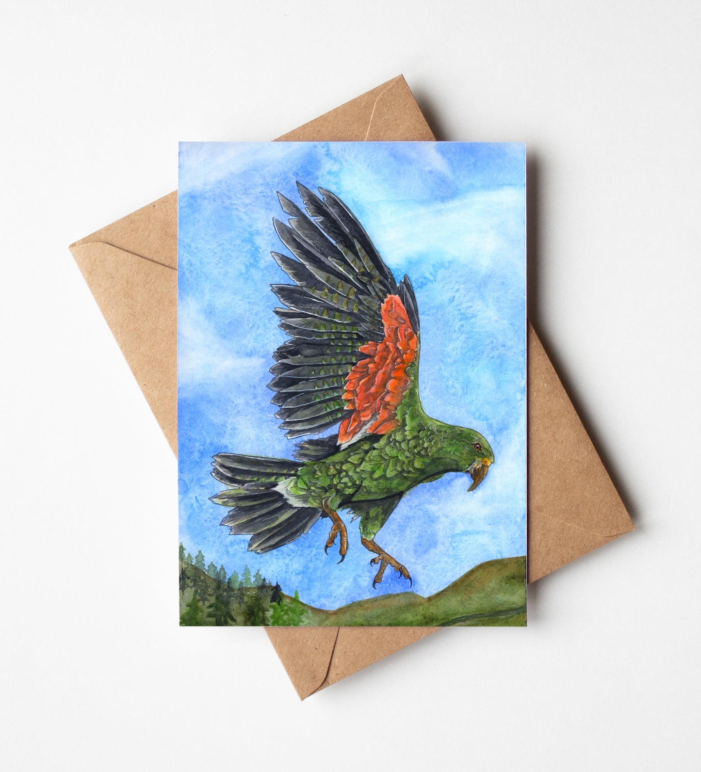 Kea of the Alps Greeting Card