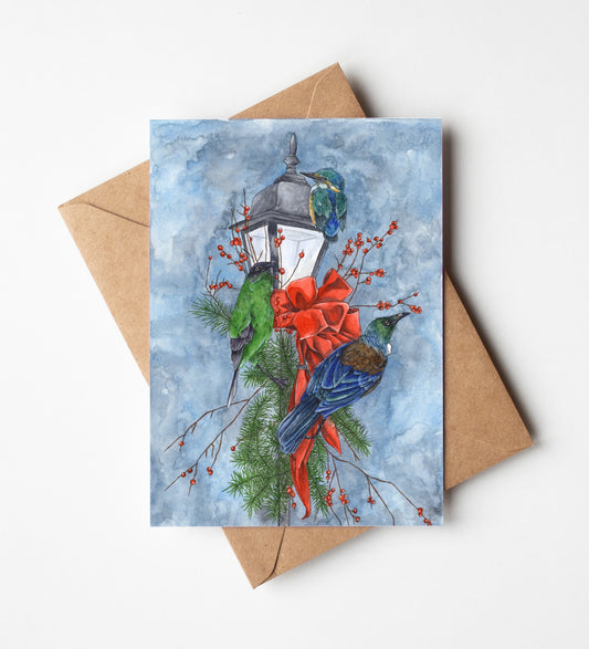 Kiwi Christmas Greeting Card