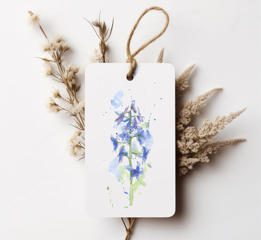 Larkspur Gift Tag