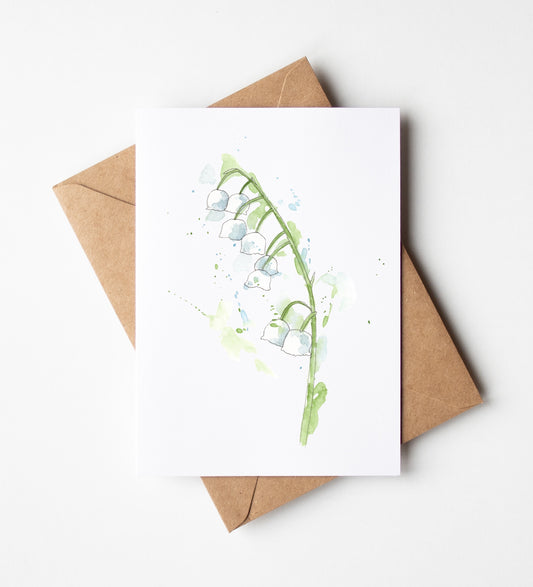 Lily of the Valley Greeting Card