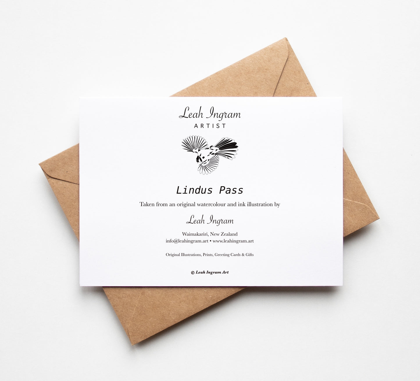 Lindis Pass Greeting Card