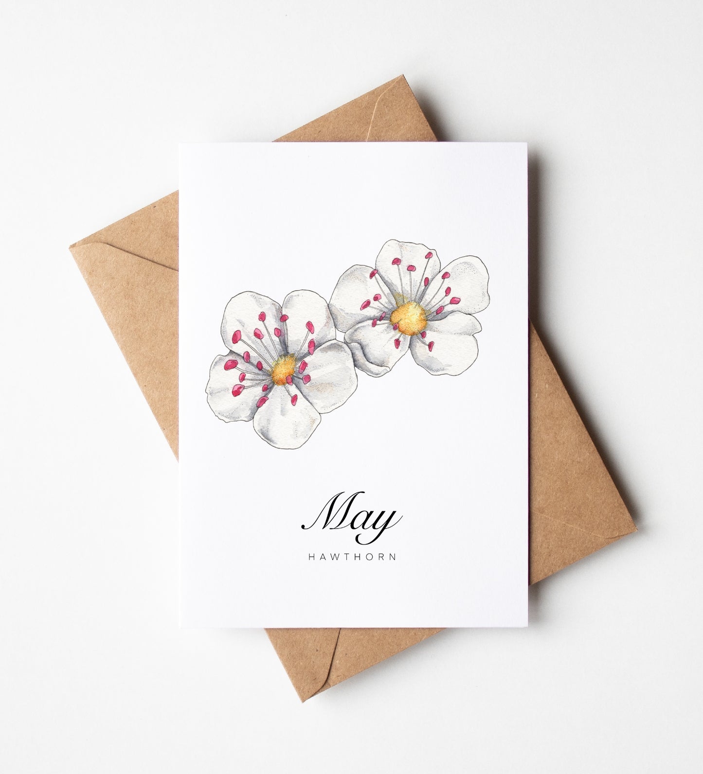 May Birth Month Flower Greeting Card