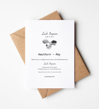 May Birth Month Flower Greeting Card