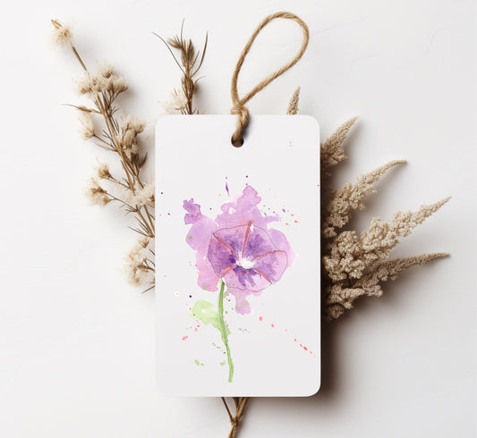 Morning Glory Gift Tag