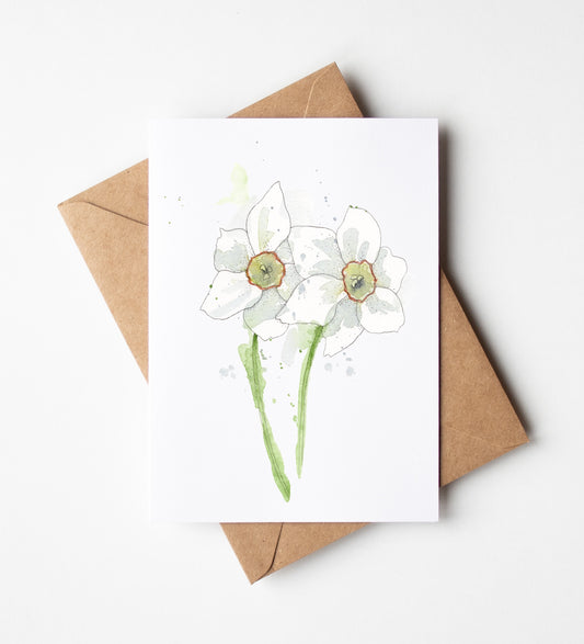 Narcissus Greeting Card